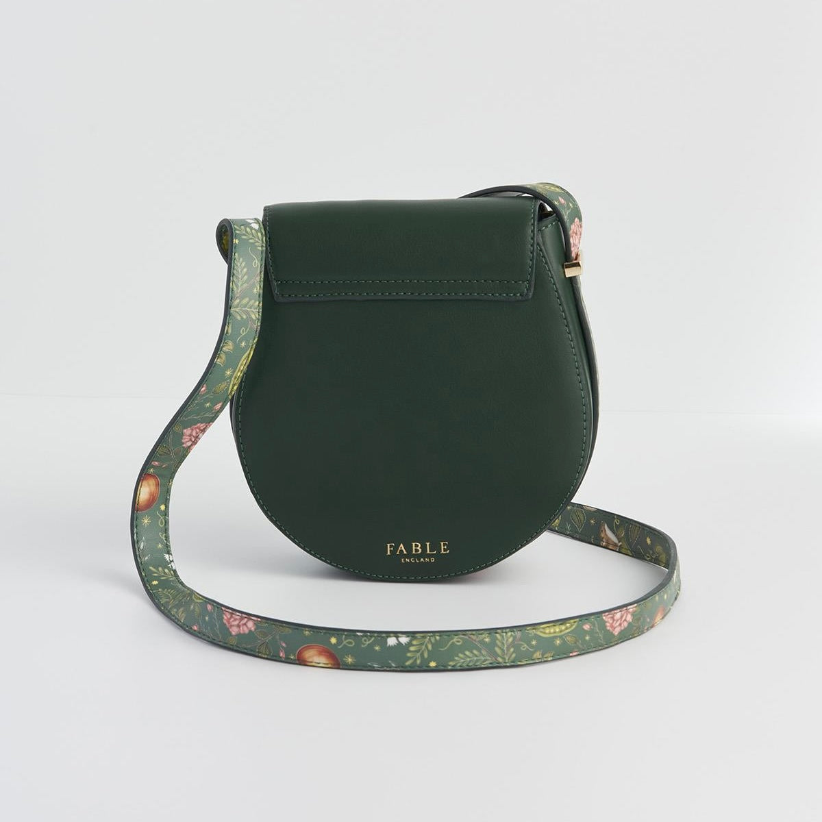 Into the Woods Green Saddle Bag - Fable England X Catherine Rowe Designs