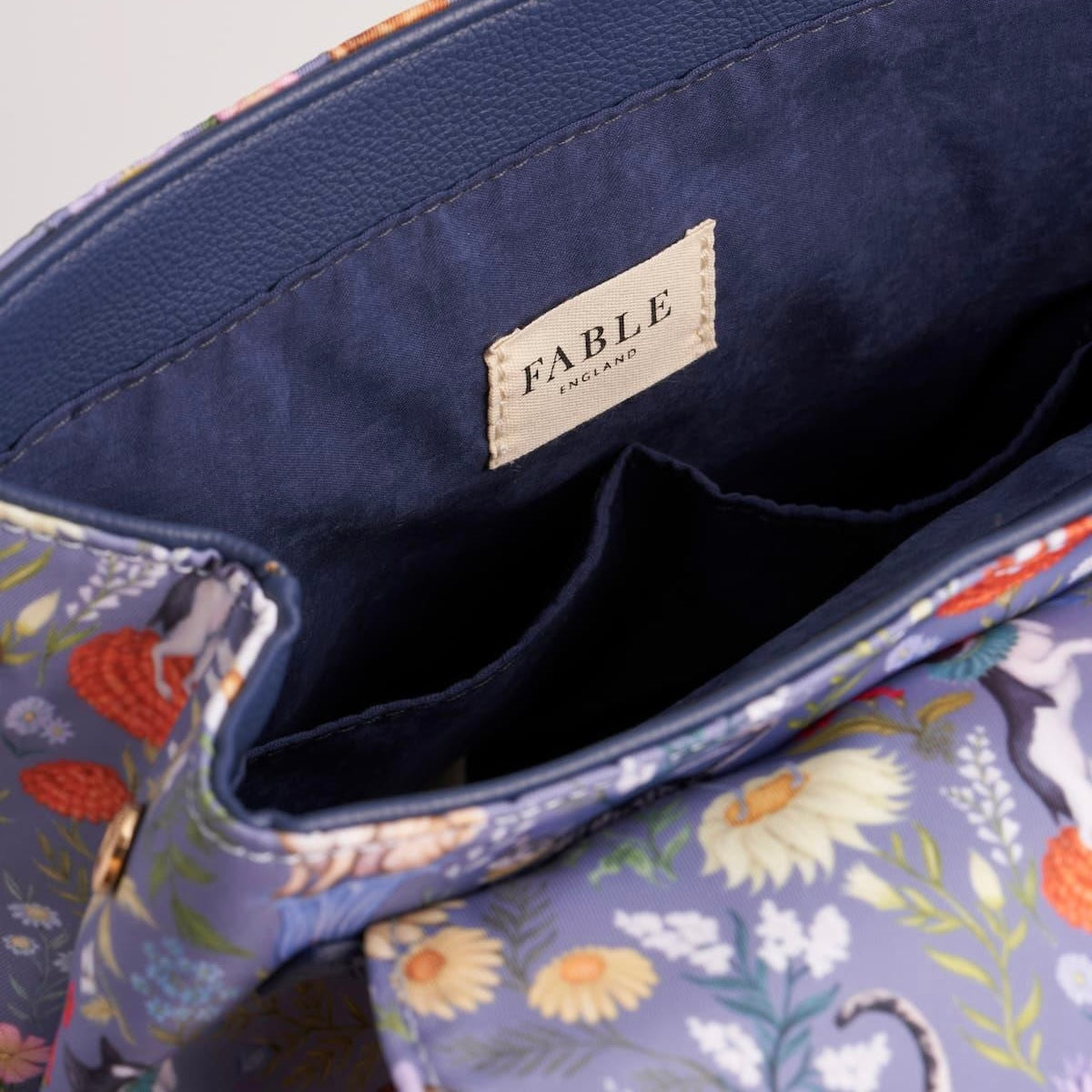 Pet Portraits Blue Backpack - Fable England X Catherine Rowe Designs