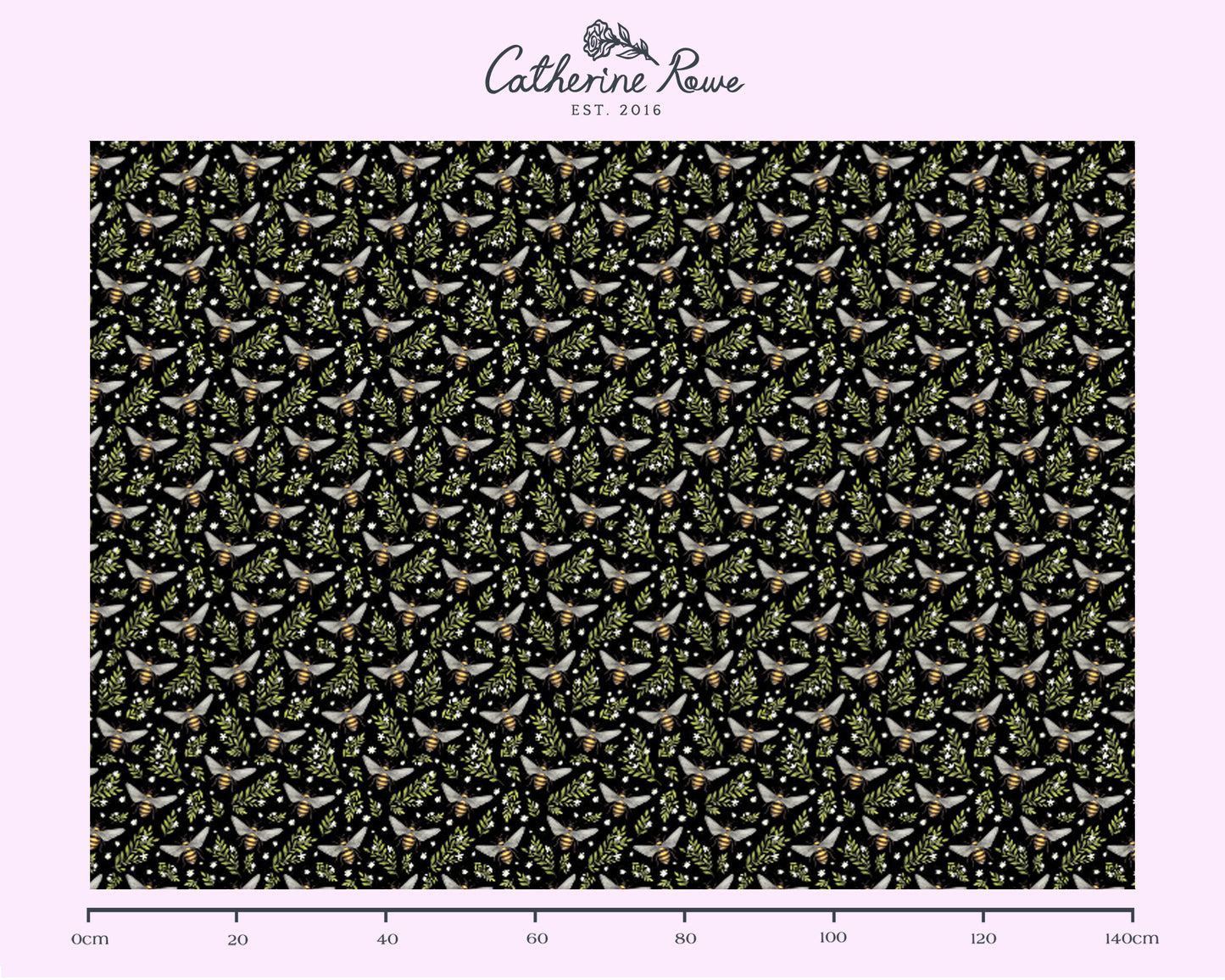 White-tailed Bumblebee Fabric