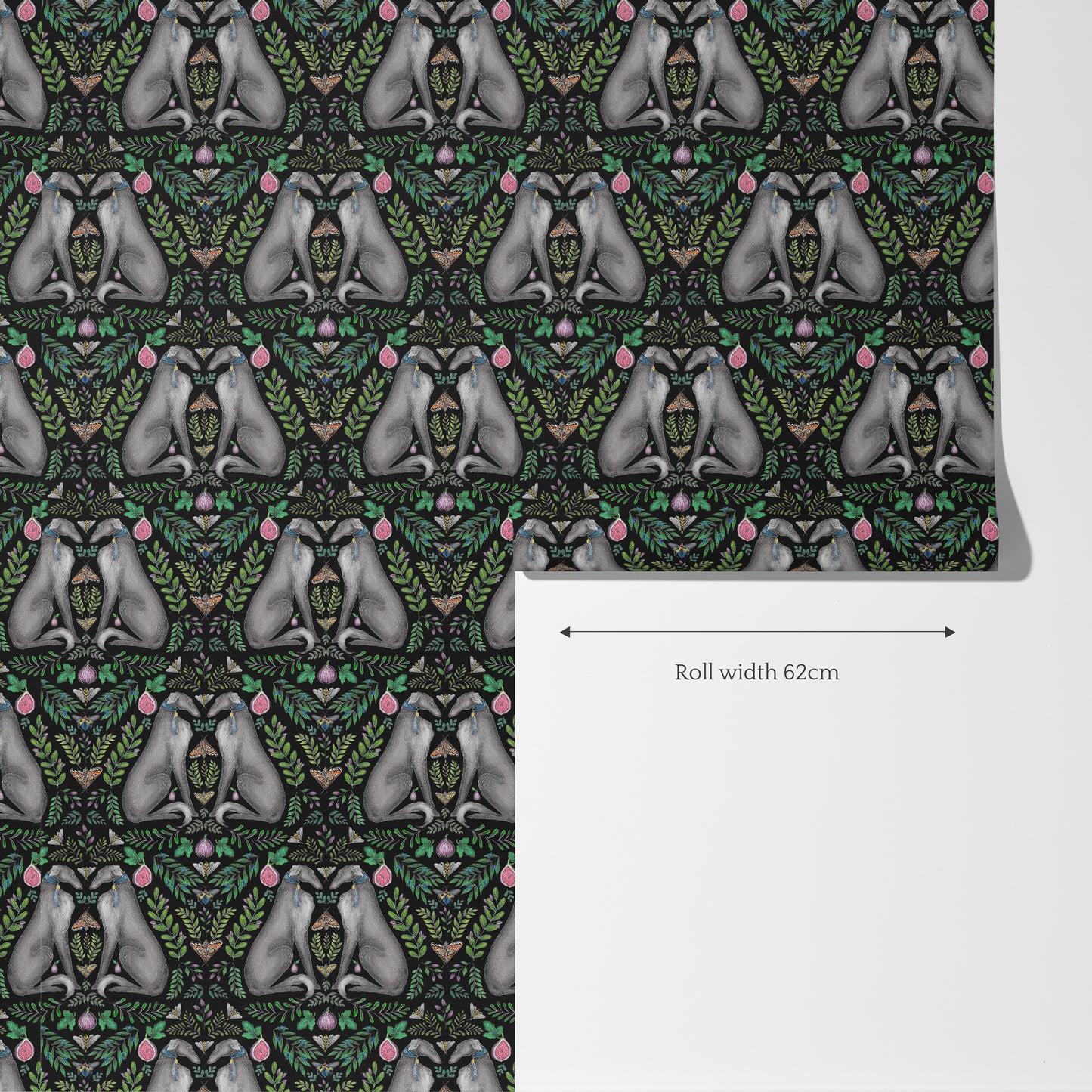 Tsar's Gift in Midnight Black Wallpaper