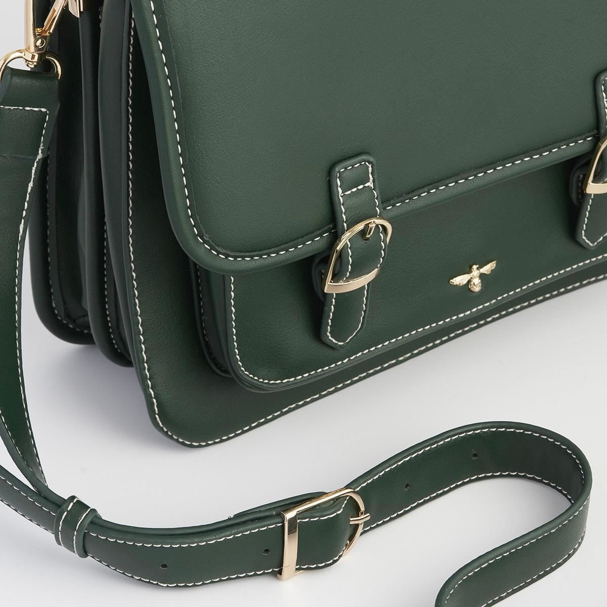 Into the Woods Green Satchel - Fable England X Catherine Rowe Designs