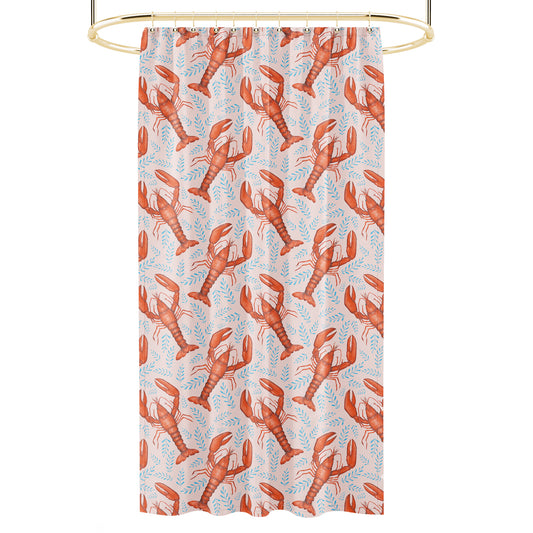 Prize of Padstow Shell Pink Luxury Shower Curtain - 3 Sizes Available