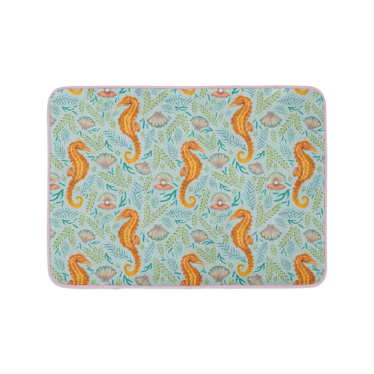 Royal Reef Seafoam Green Luxury Handmade Bath Mat