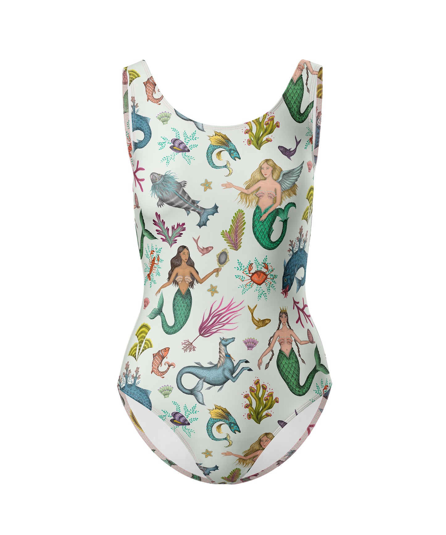 Limited Edition Swimsuits - UV resistant - Handmade in London - Syreni Sea Green