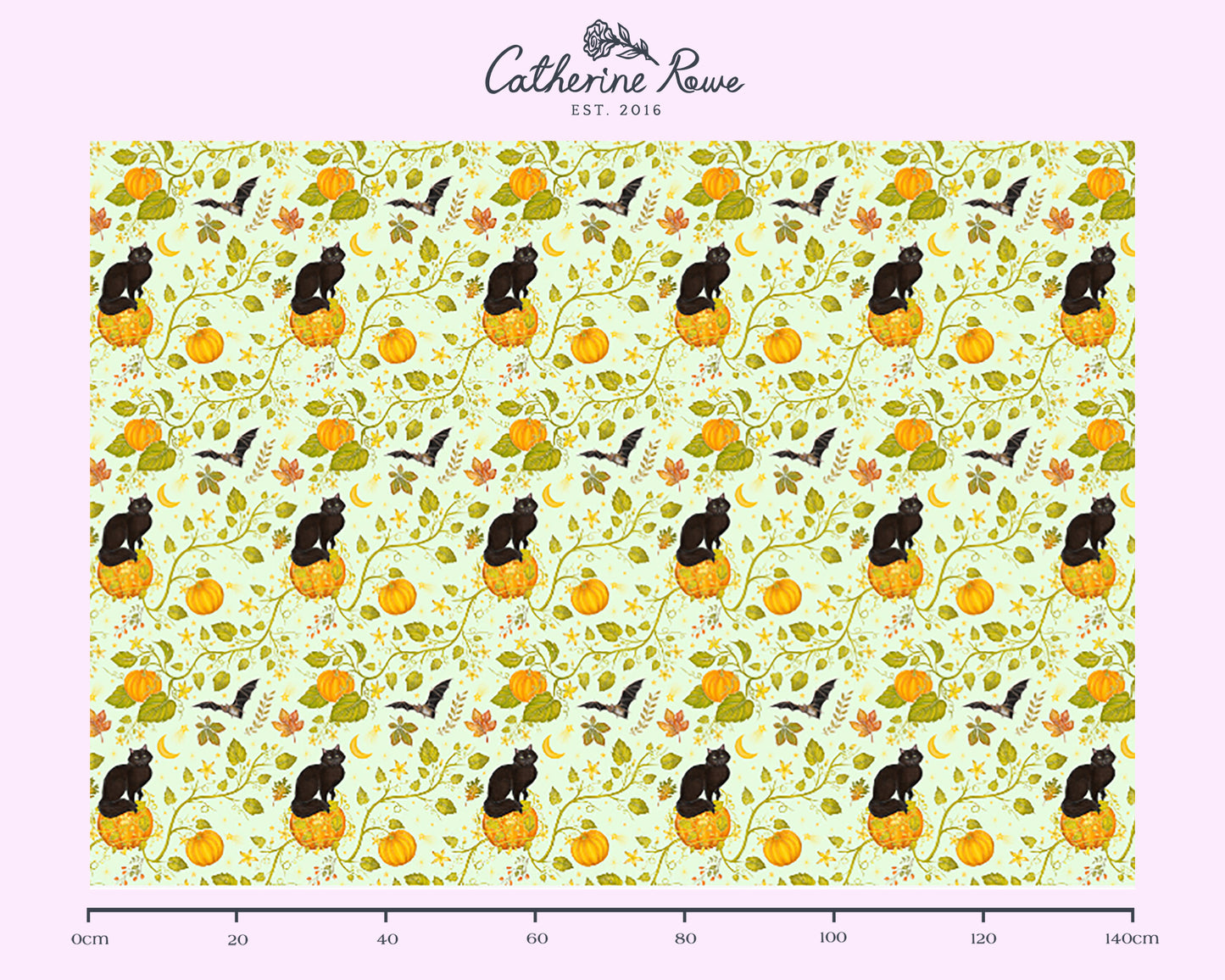 All Hallow's Dream in Mint Green Fabric