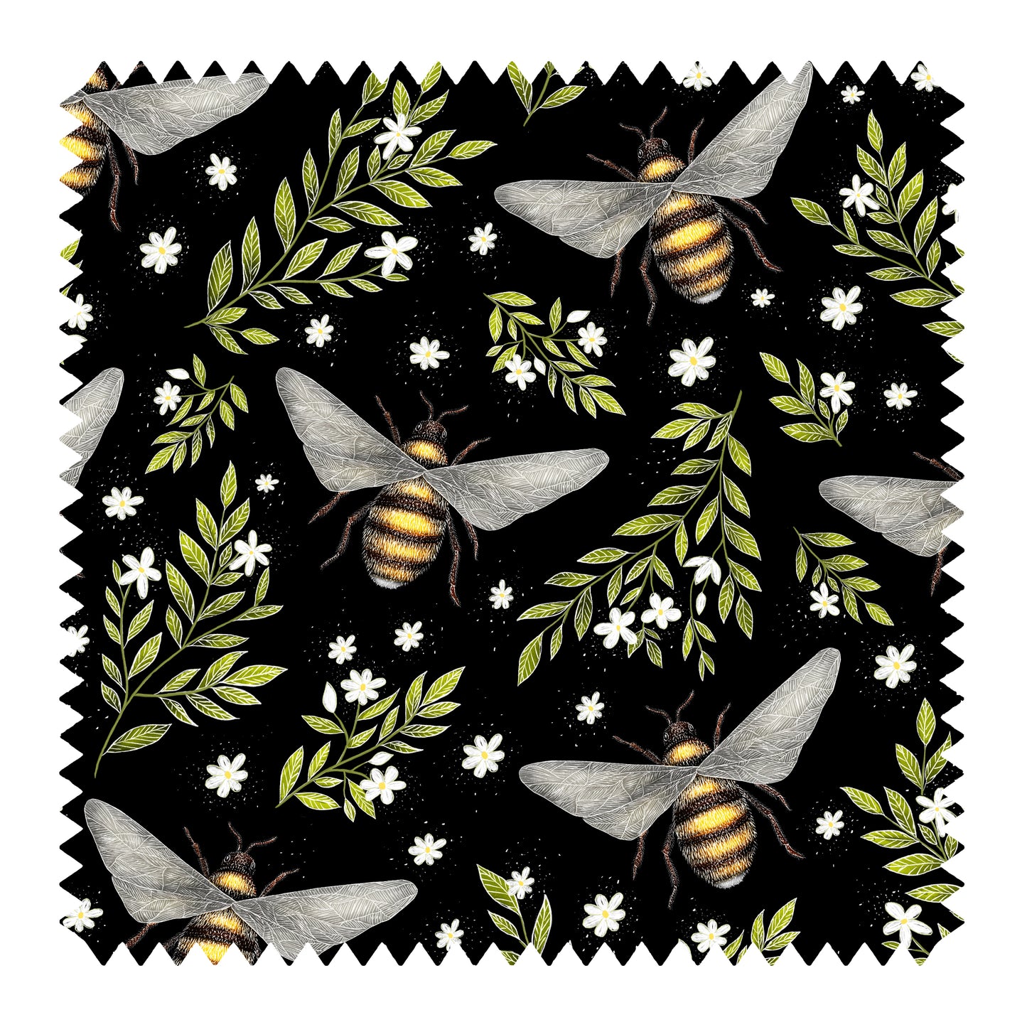 White-tailed Bumblebee Fabric
