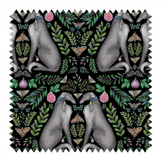 Tsar's Gift in Midnight Black Fabric