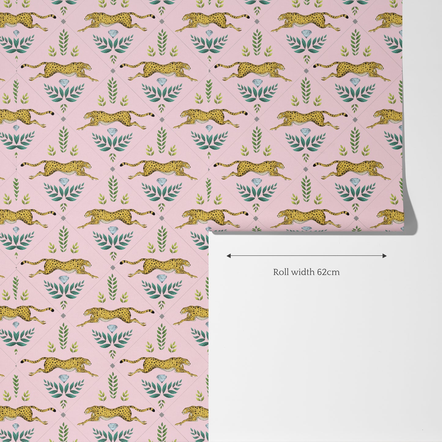 Duma Pattern in Petal Pink Wallpaper