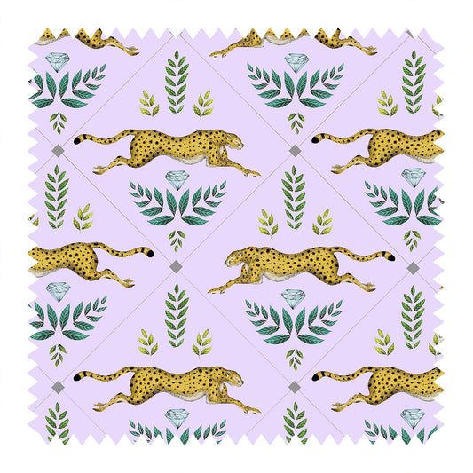 Duma Pattern Lavender Fabric