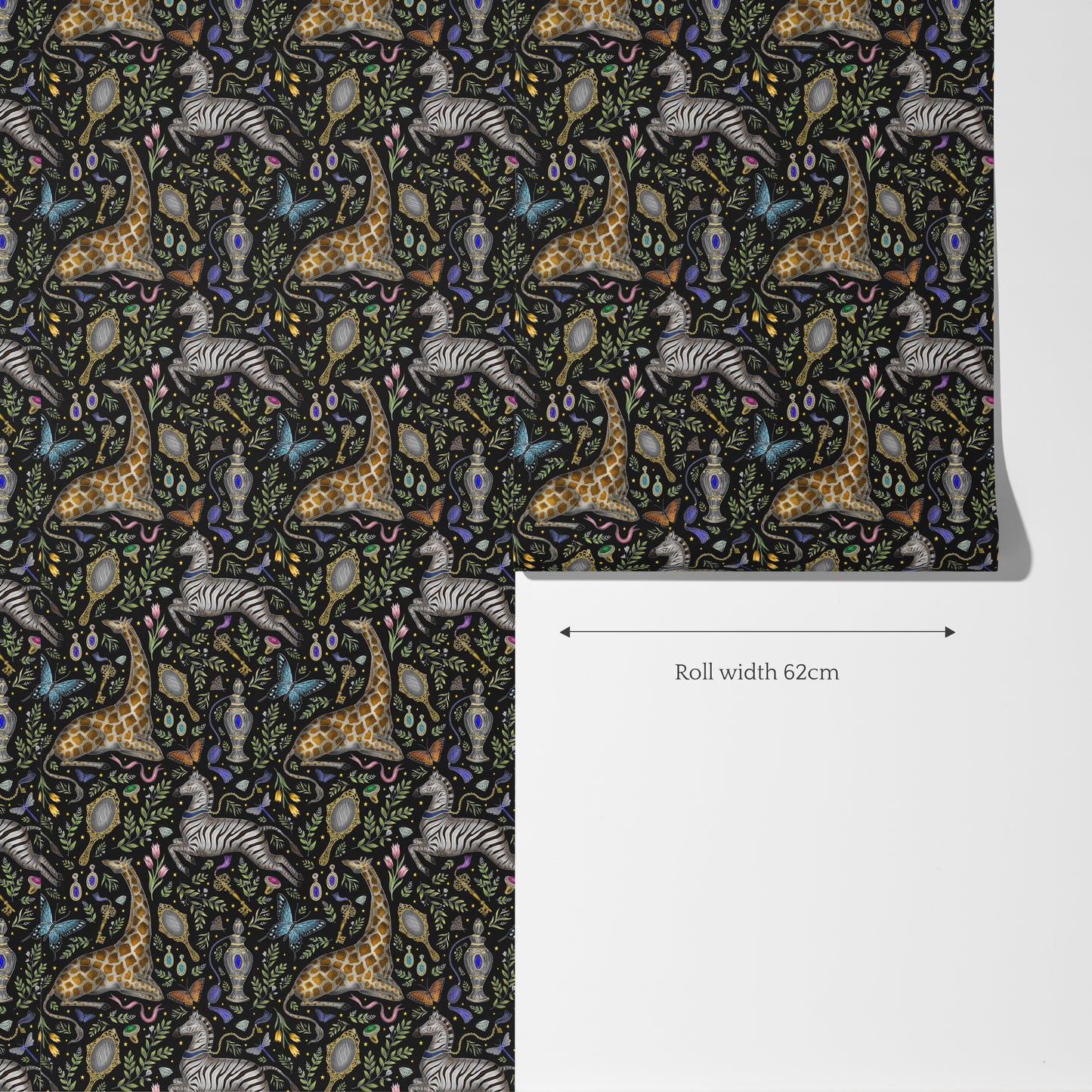 Dressing Table Midnight Black Wallpaper