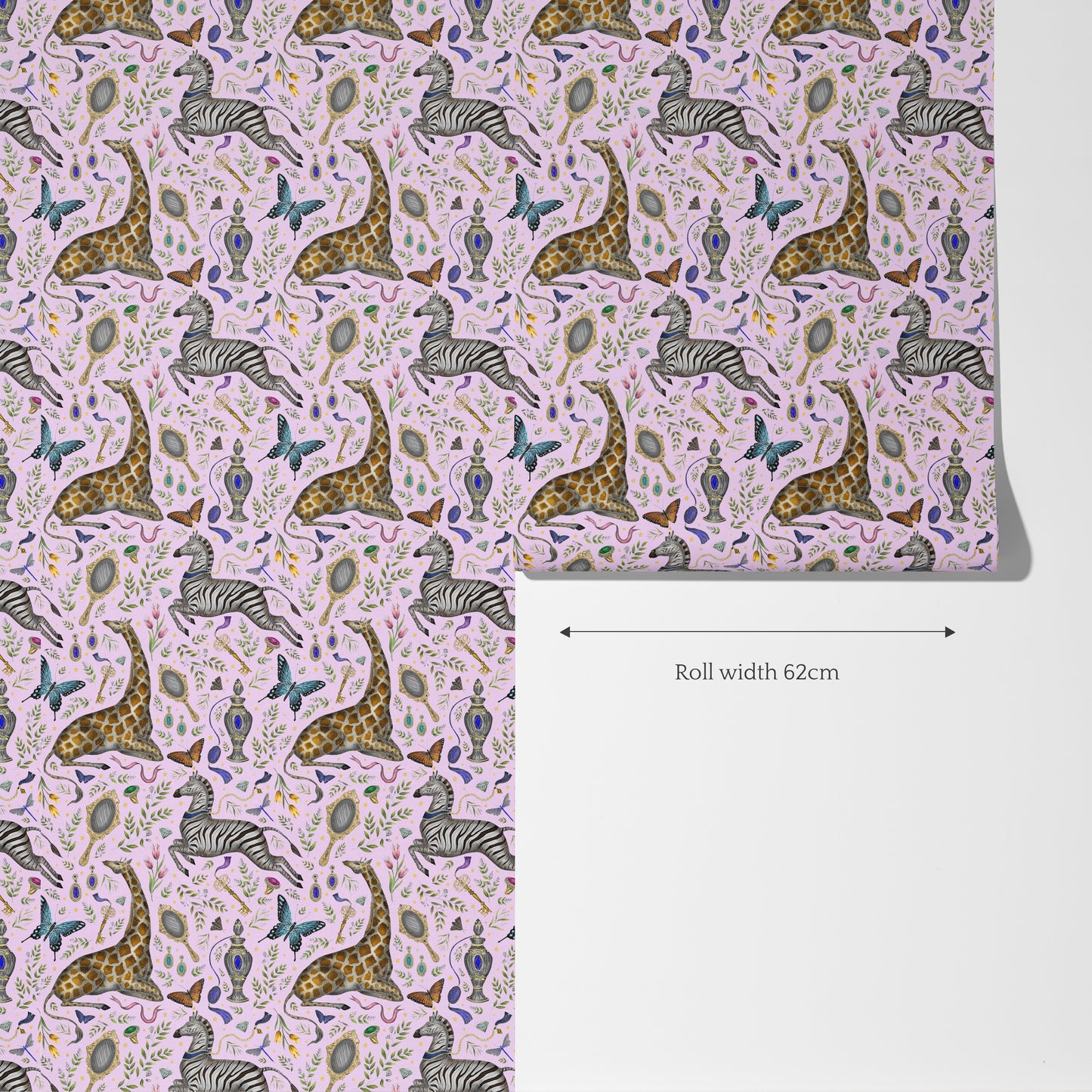 Dressing Table Pretty Pink Wallpaper