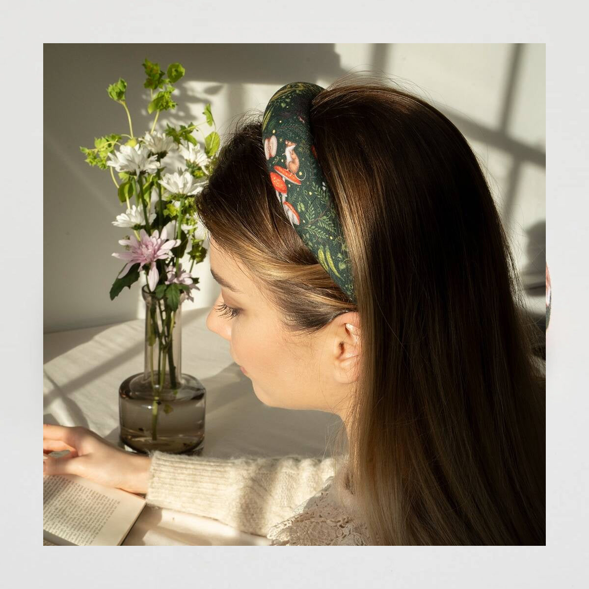 Into the Woods Green Headband Alice Band - Fable England X Catherine Rowe Designs