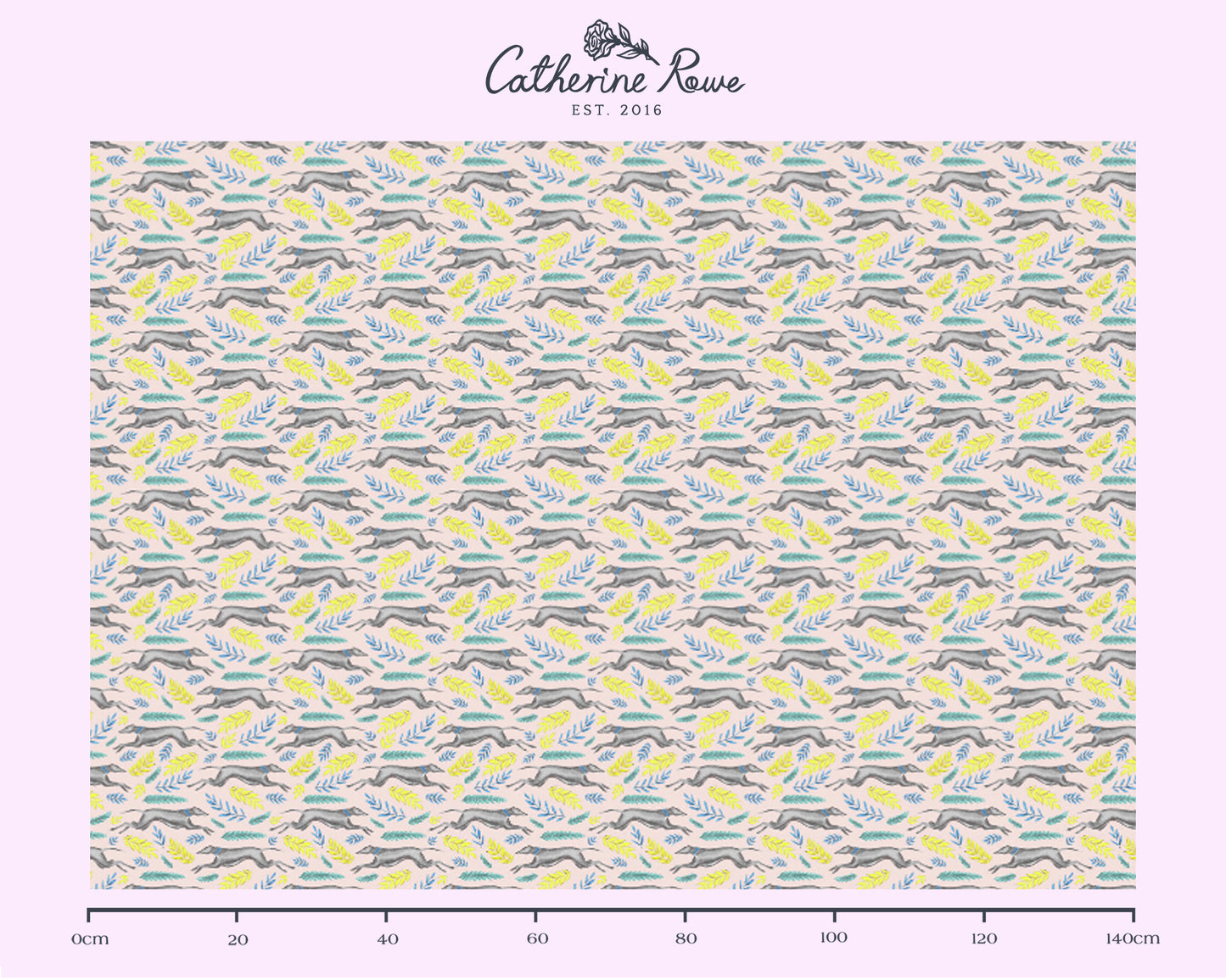 Iggy Pattern in Petal Pink Fabric