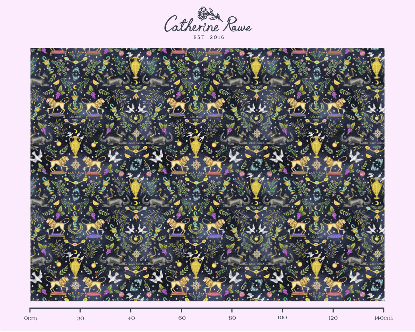 I Regali Pattern Fabric