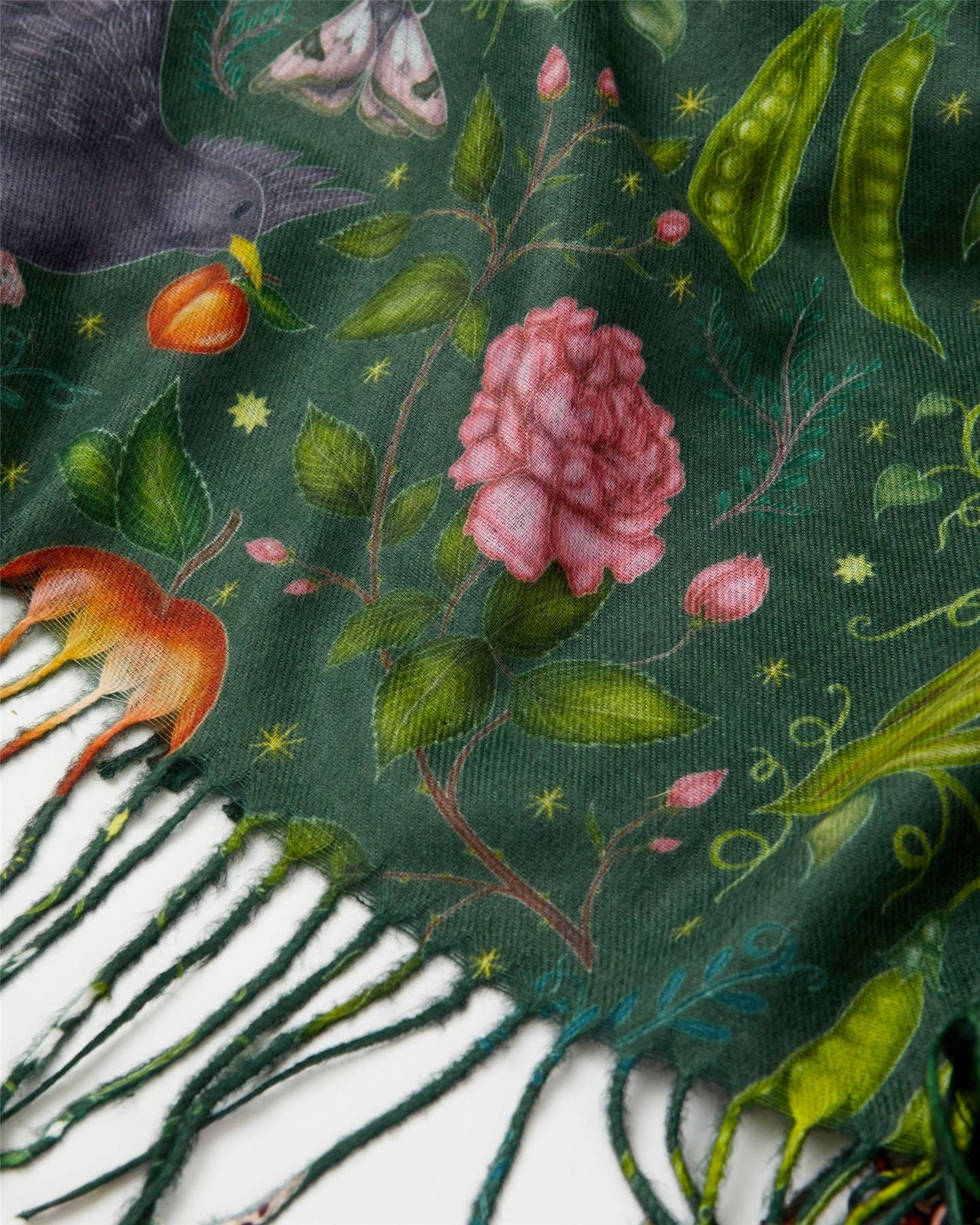 Into the Woods Green Scarf - Fable England X Catherine Rowe Designs