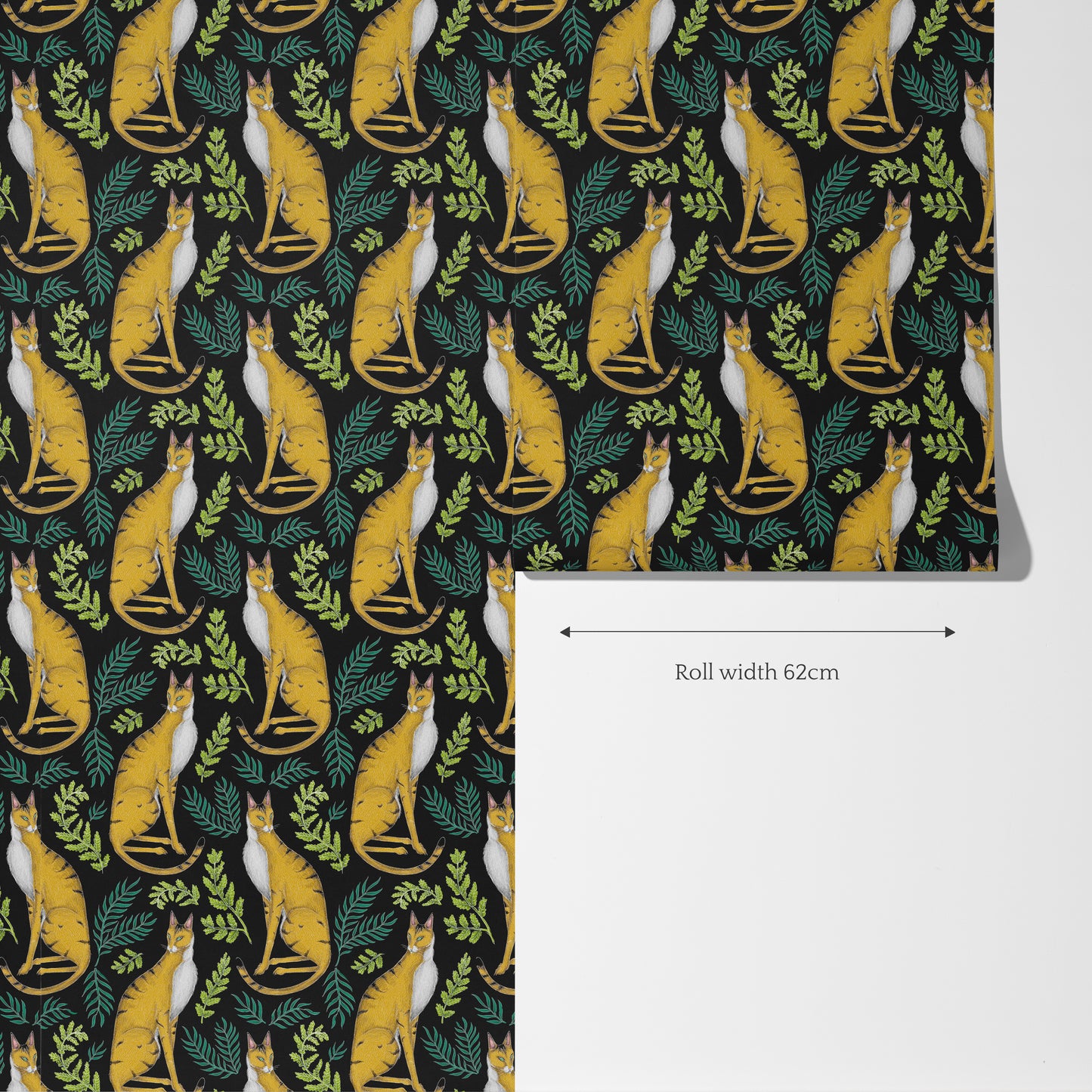 Catolynx Pattern Wallpaper