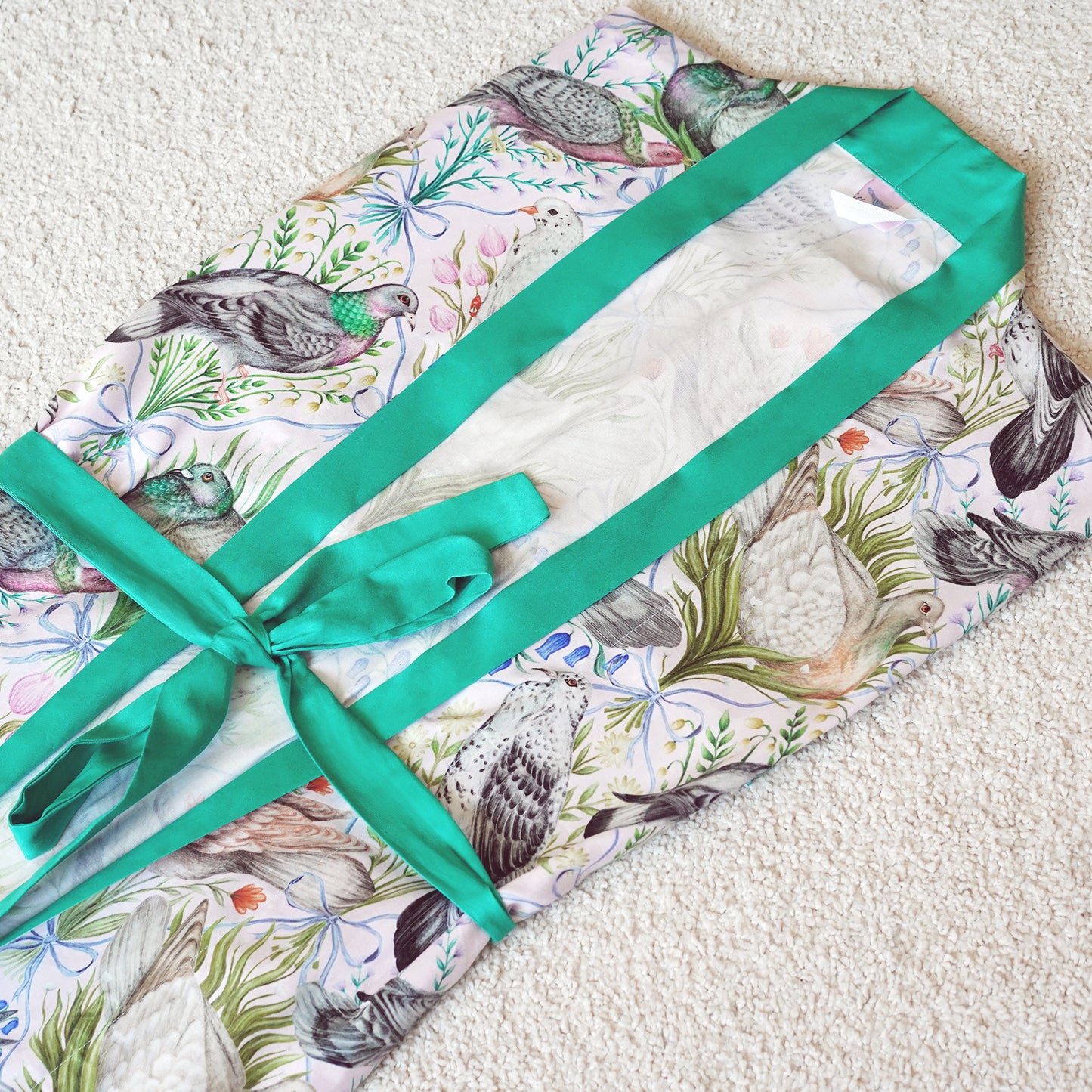 Pigeon Pals PJs - Limited Edition - Handmade Luxurious Organic Cotton Kimono Robe