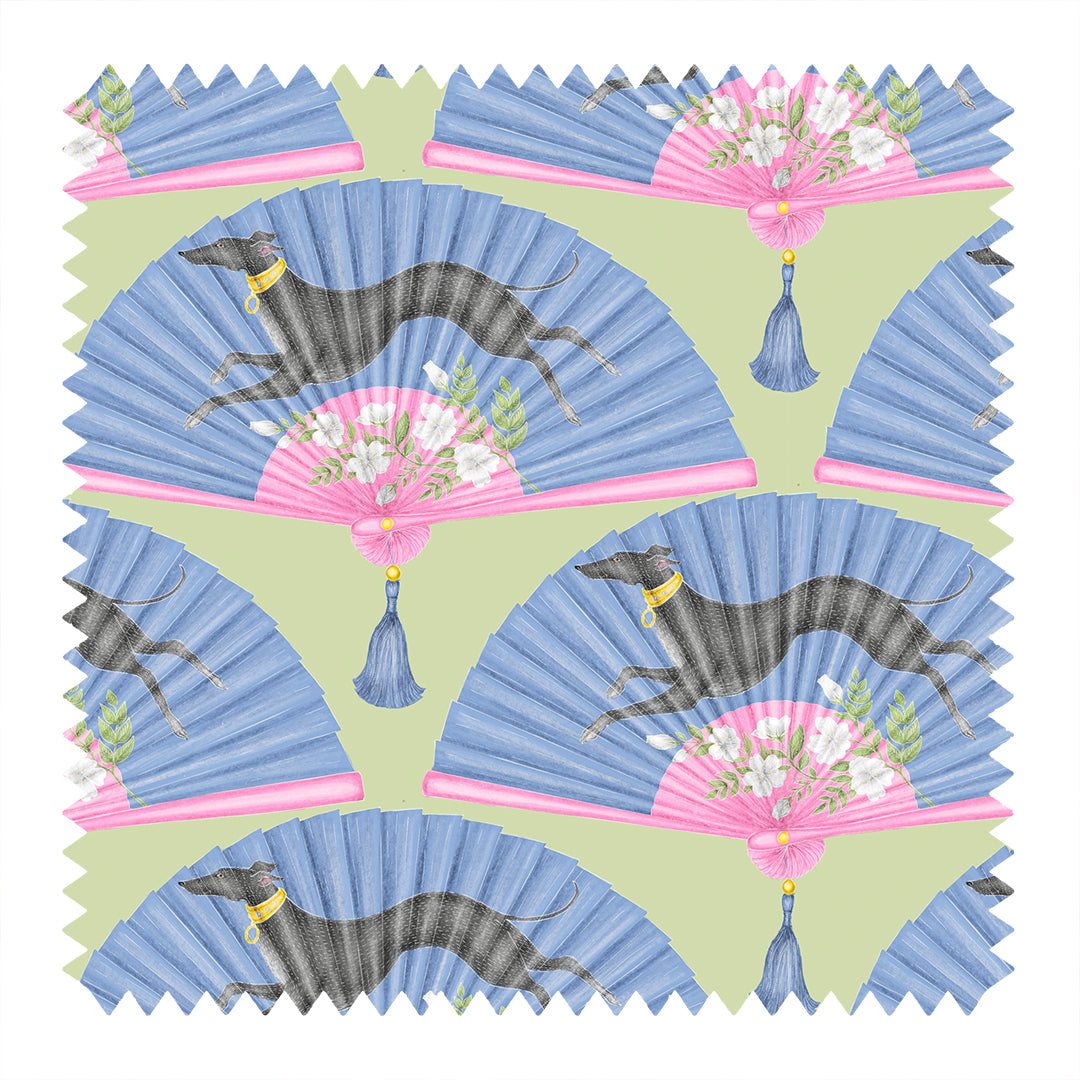 No.1 Dog Fan Greyhound Fabric