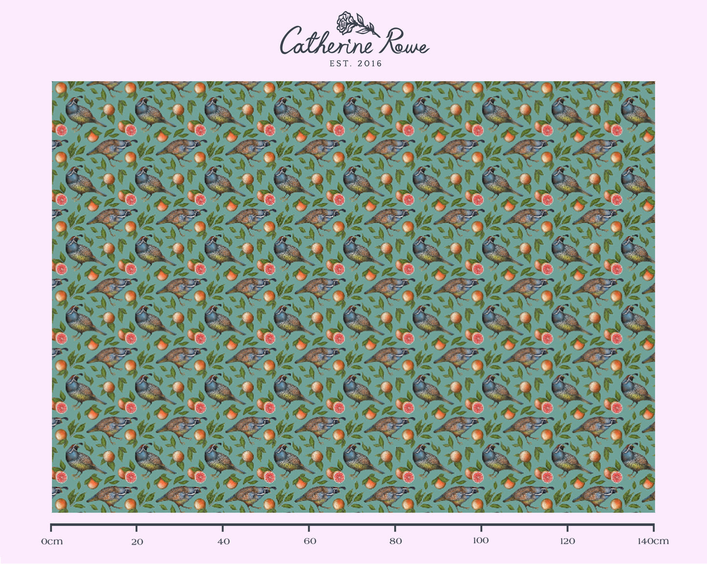 California Quails Fabric