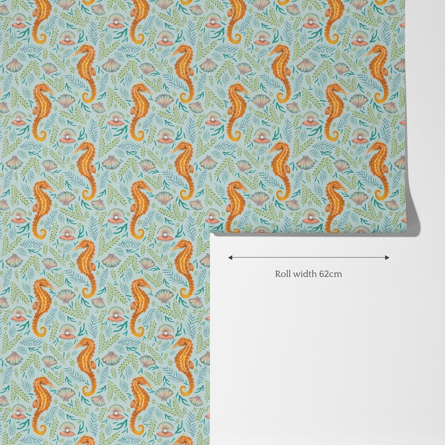 Royal Reef Seafoam Green Wallpaper