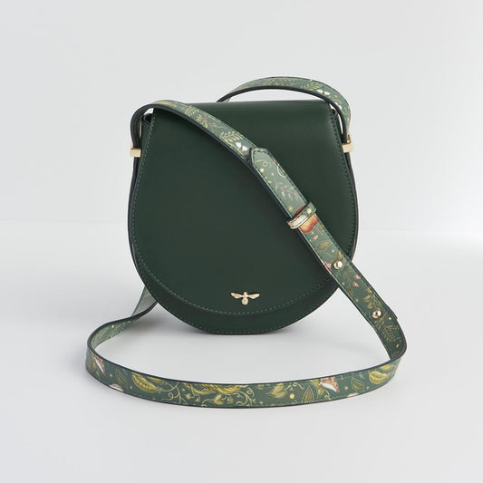 Into the Woods Green Saddle Bag - Fable England X Catherine Rowe Designs