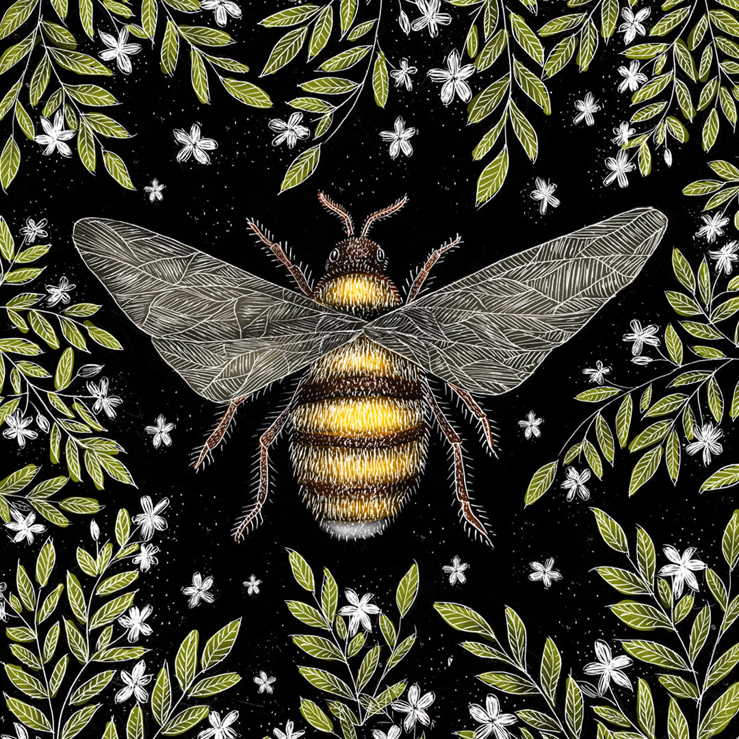 White-tailed Bumblebee Fine Art Print