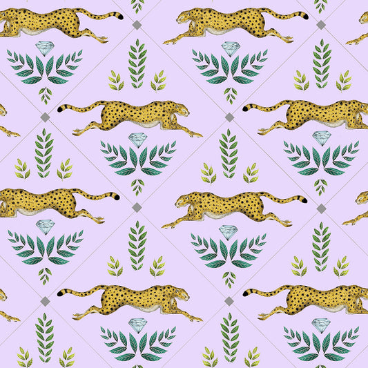 Duma Pattern in Lavender Lilac Wallpaper