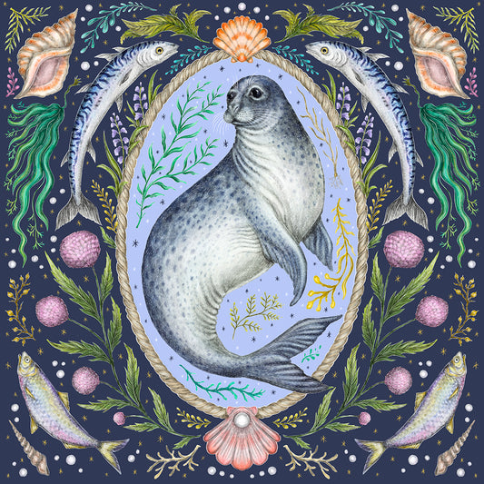 Cornish Seal - Coastal Calling Fine Art Print