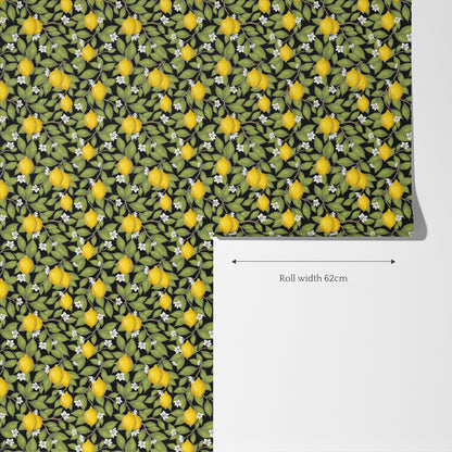 Limoni Midnight Black Wallpaper