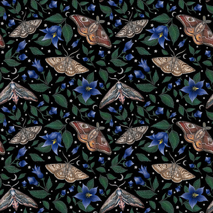 Whisper of Moths Pattern Wallpaper