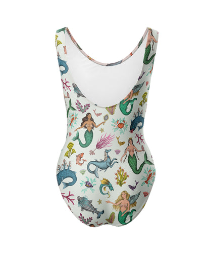 Limited Edition Swimsuits - UV resistant - Handmade in London - Syreni Sea Green