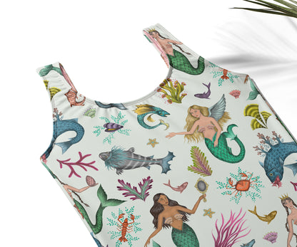 Limited Edition Swimsuits - UV resistant - Handmade in London - Syreni Sea Green