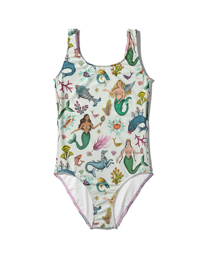 Limited Edition Swimsuits - UV resistant - Handmade in London - Syreni Sea Green