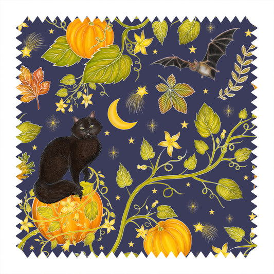 All Hallow's Dream in Midnight Blue Fabric