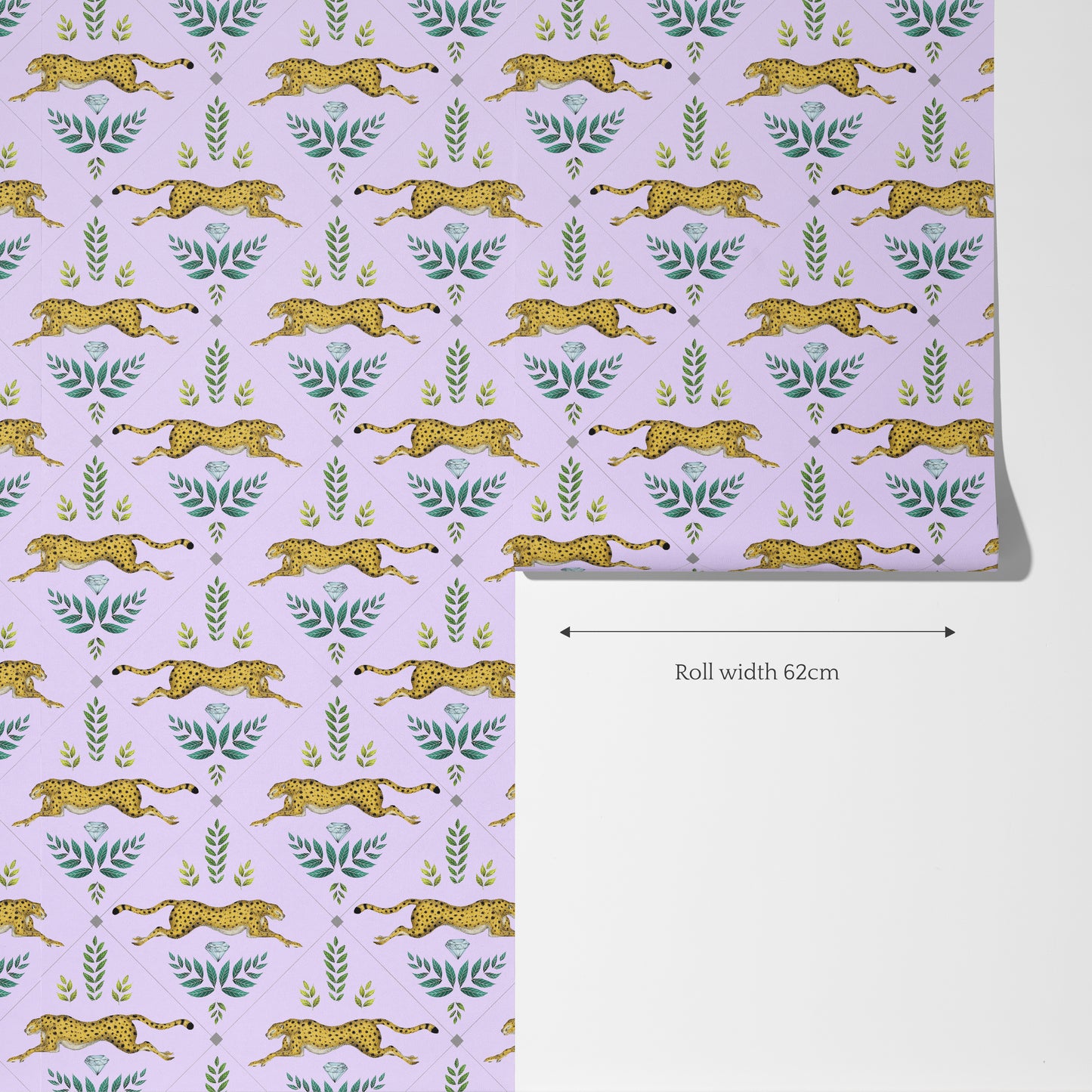 Duma Pattern in Lavender Lilac Wallpaper