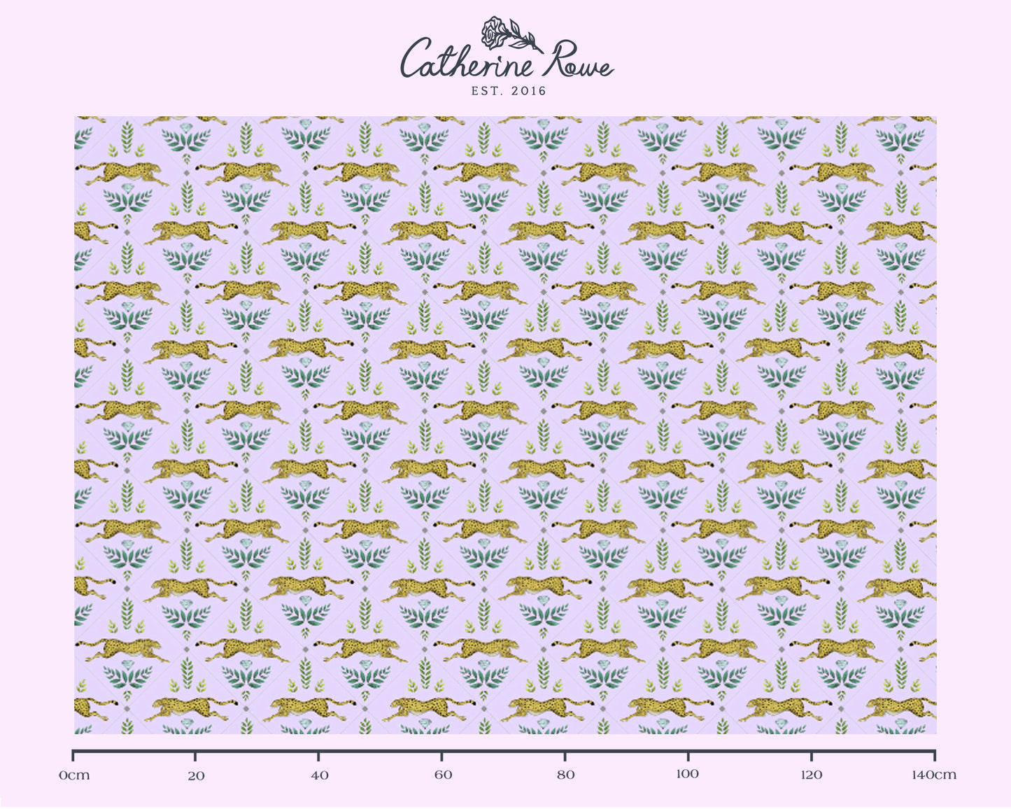 Duma Pattern Lavender Fabric