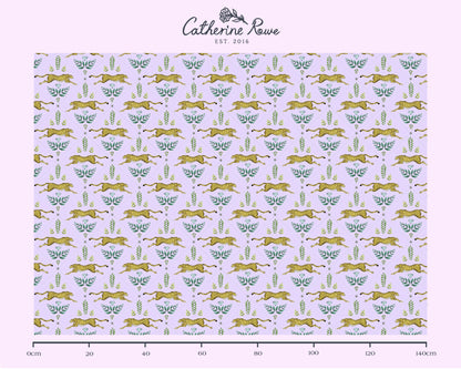 Duma Pattern Lavender Fabric