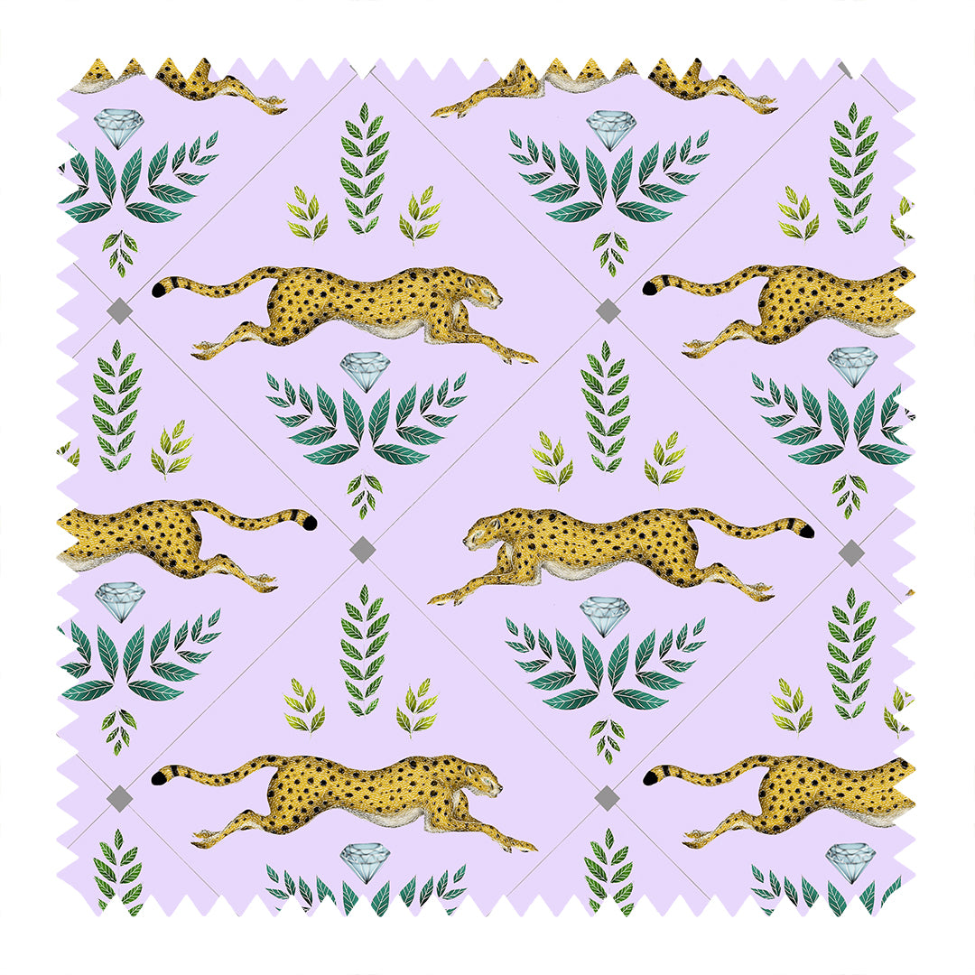 Duma Pattern Lavender Fabric