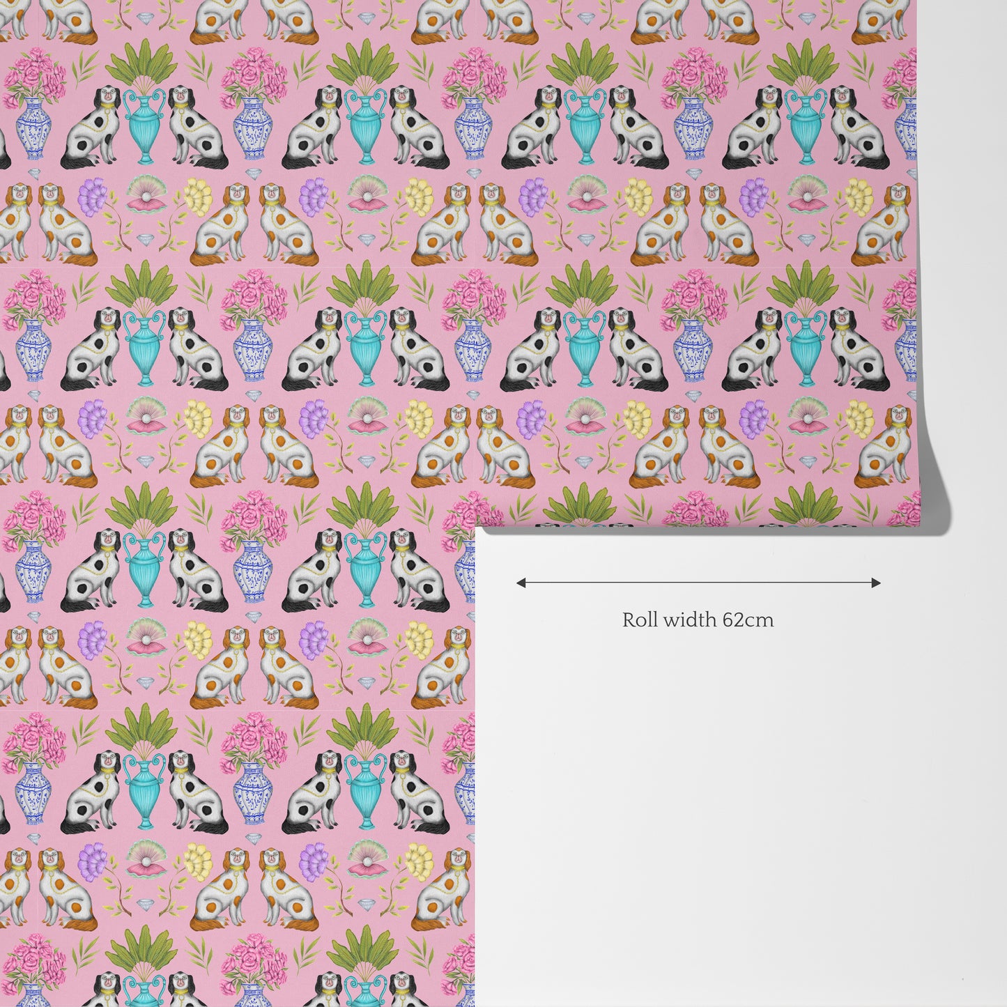 Staffordshire Springs Miami Pink Wallpaper