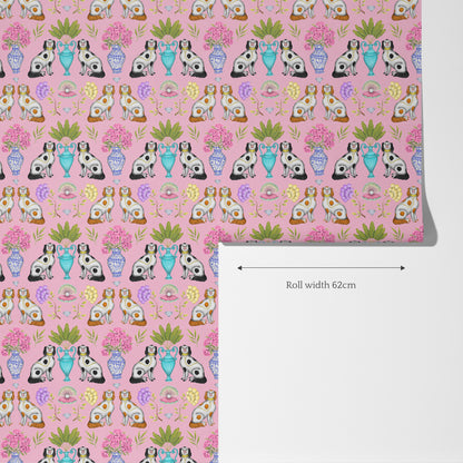 Staffordshire Springs Miami Pink Wallpaper
