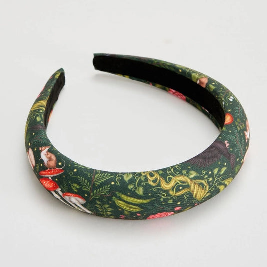 Into the Woods Green Headband Alice Band - Fable England X Catherine Rowe Designs