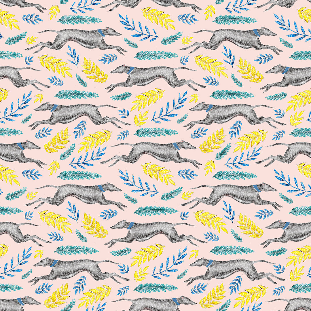 Iggy Pattern Petal Pink Wallpaper