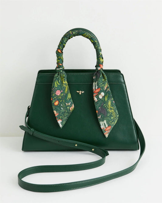 Into the Woods Green Tote Bag - Fable England X Catherine Rowe Designs