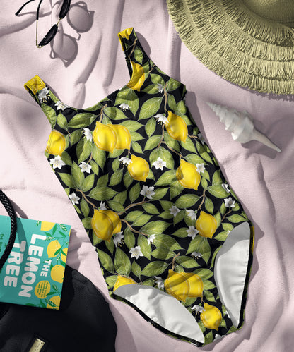 Limited Edition Swimsuits - UV resistant - Handmade in London - Limoni Midnight Black