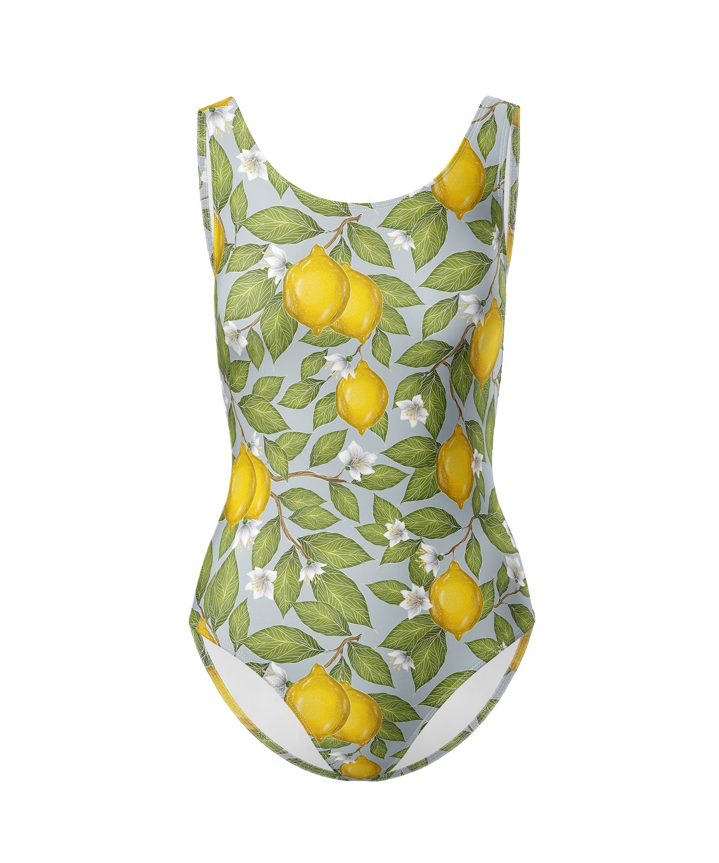 Limited Edition Swimsuits - UV resistant - Handmade in London - Limoni Sky Blue