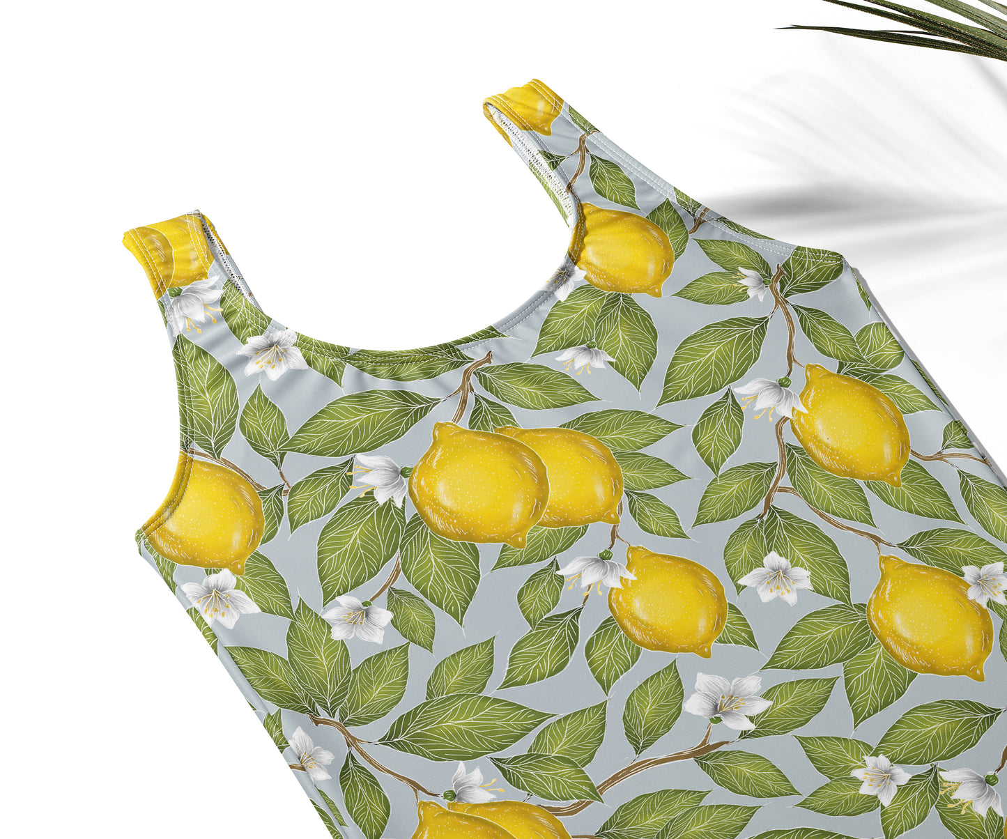Limited Edition Swimsuits - UV resistant - Handmade in London - Limoni Sky Blue