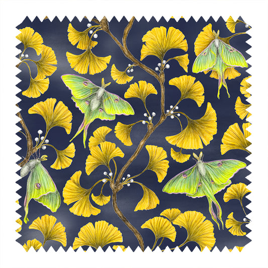 Luna Gingko Pattern Fabric