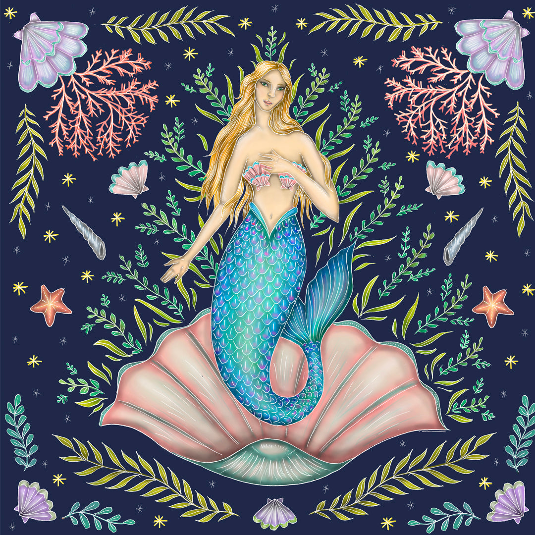 Serena Mermaid Fine Art Print