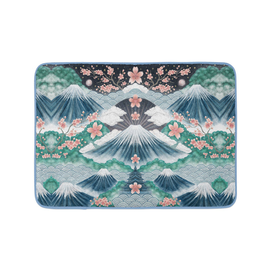 Magical Mount Fuji Luxury Handmade Bath Mat