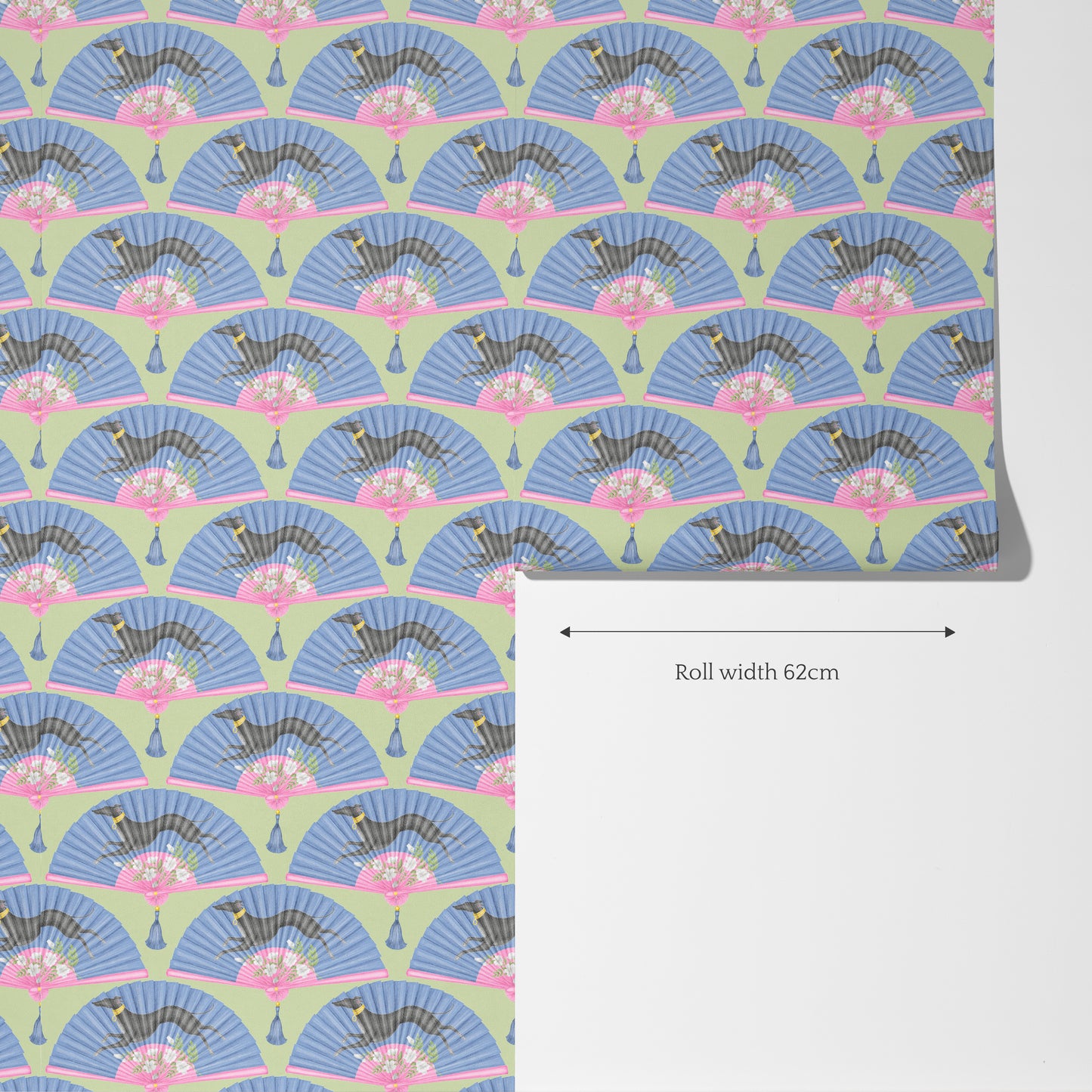 No.1 Dog Fan Greyhound Pattern Wallpaper